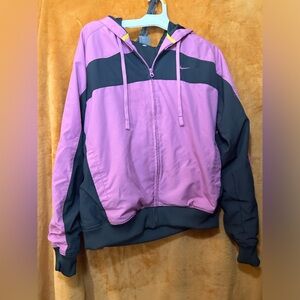 Nike Pink and grey windbreaker